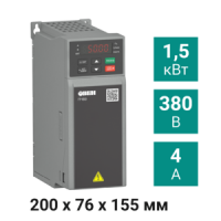 ПЧВ3-1К5-В [М01] 1,5 кВт 380 В преобразователь частоты  - НПО "Промавтоматика", Екатеринбург