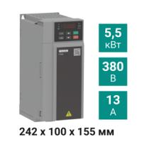 ПЧВ3-5К5-В [М01] 5,5 кВт 380 В преобразователь частоты  - НПО "Промавтоматика", Екатеринбург