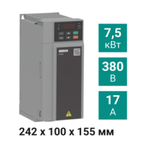 ПЧВ3-7К5-В [М01] 7,5 кВт 380 В преобразователь частоты  - НПО "Промавтоматика", Екатеринбург