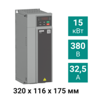 ПЧВ3-15К-В [М01] 15,0 кВт 380 В преобразователь частоты  - НПО "Промавтоматика", Екатеринбург